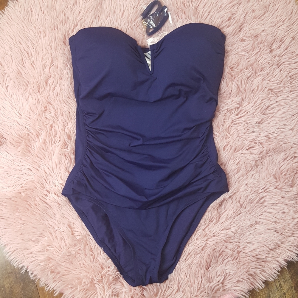 Tommy Bahama Navy One-piece Swimsuit - Picture 2 of 11